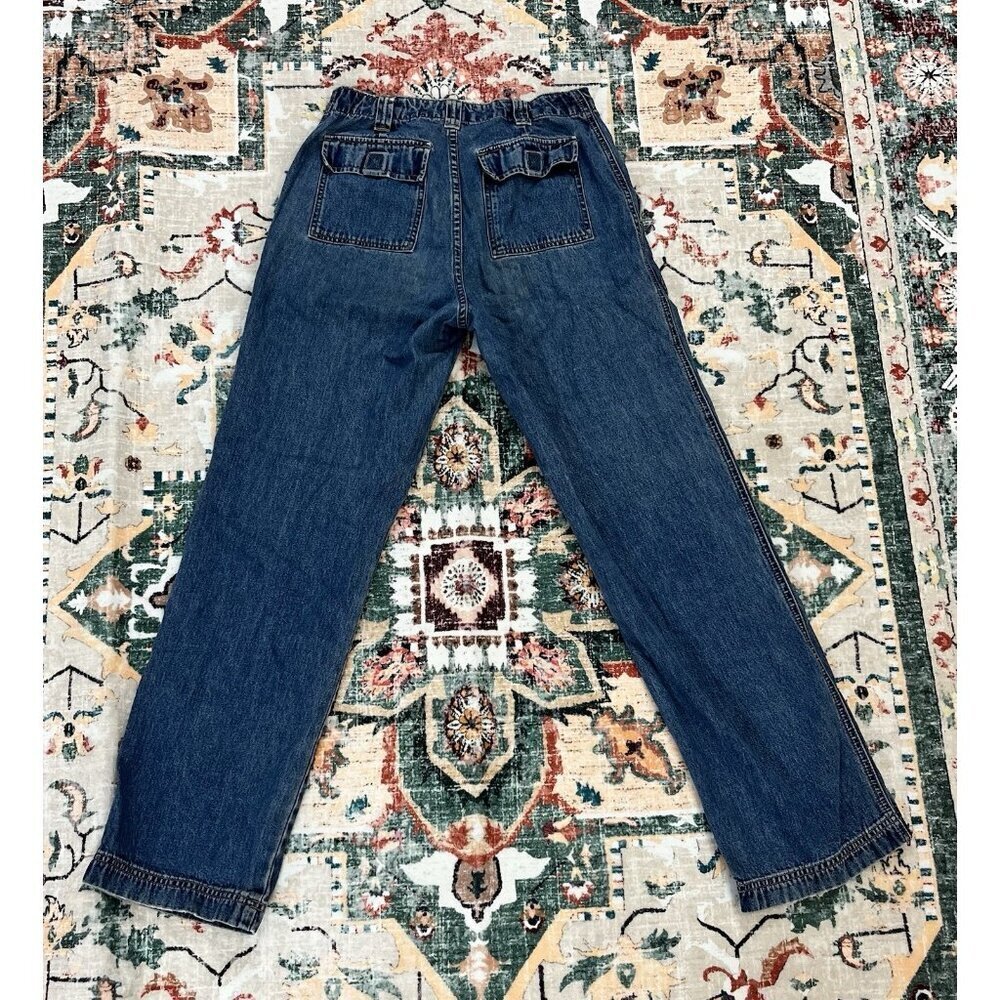 GAP Vintage Y2K/90s Cargo Pants Jeans Relaxed Fit Size 2 🩵 - Picture 2 of 4
